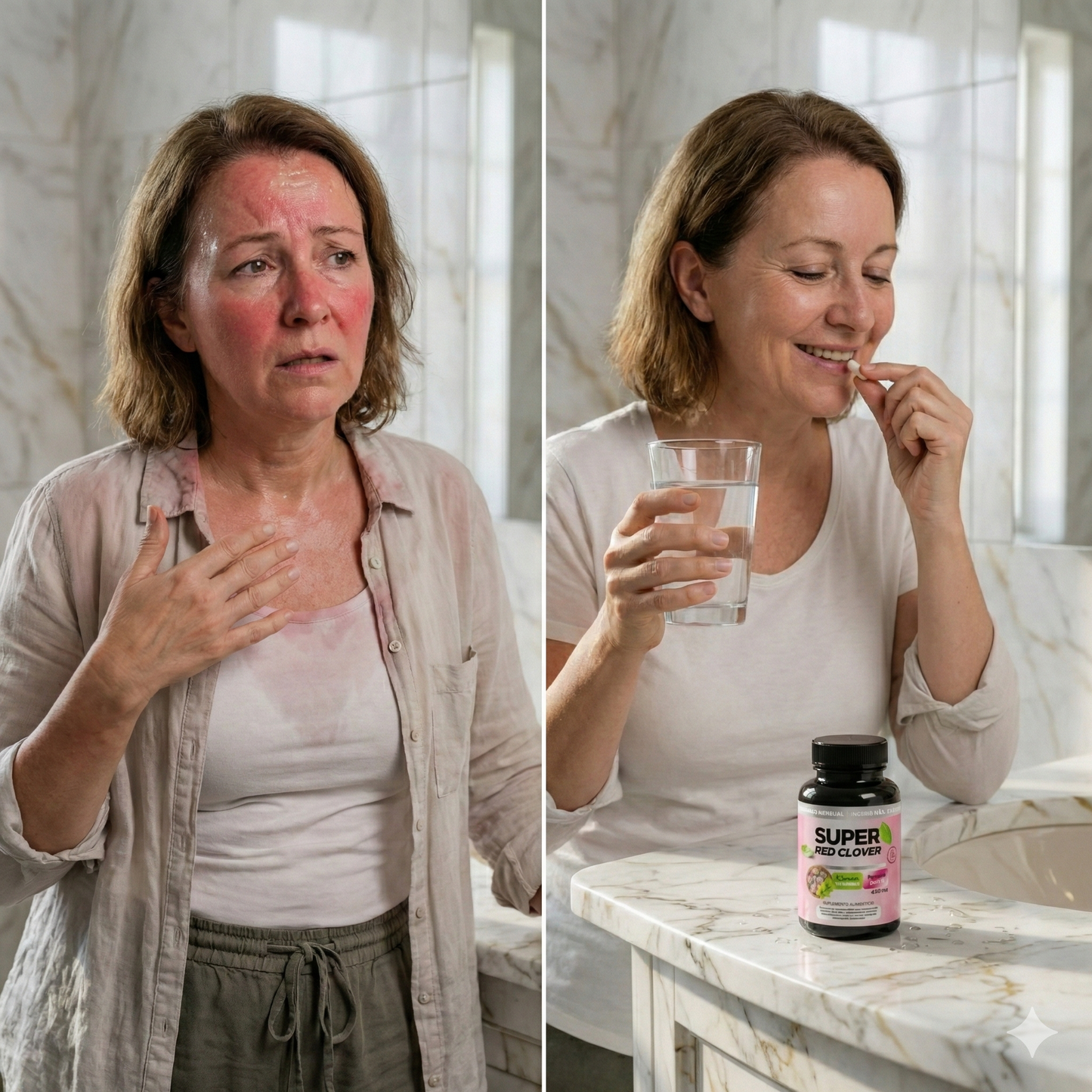 Suplemento para la Menopausia - Reduce bochornos, Equilibrio hormonal, Bienestar emocional