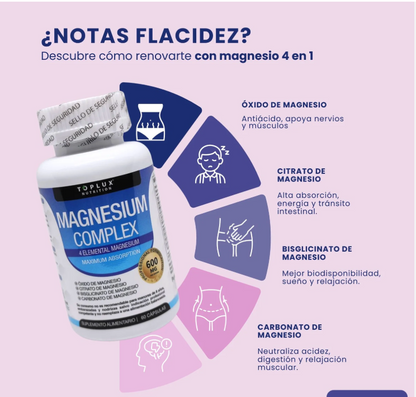 Magnesio Complex 600MG - Mayor Energía y Menor Estrés