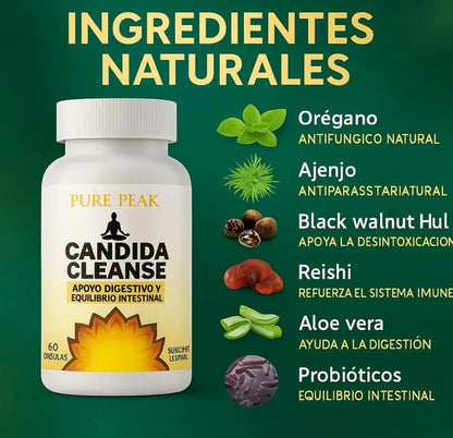 Suplemento Candida - Recupera Vitalidad, Mejor Digestión, Claridad Mental