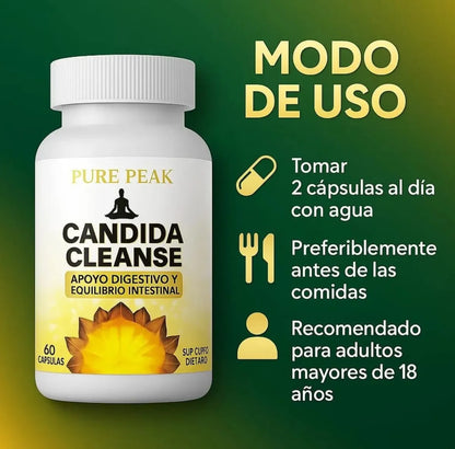 Suplemento Candida - Recupera Vitalidad, Mejor Digestión, Claridad Mental
