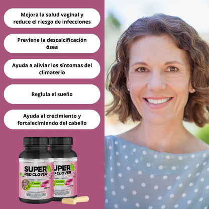 Suplemento para la Menopausia - Reduce bochornos, Equilibrio hormonal, Bienestar emocional