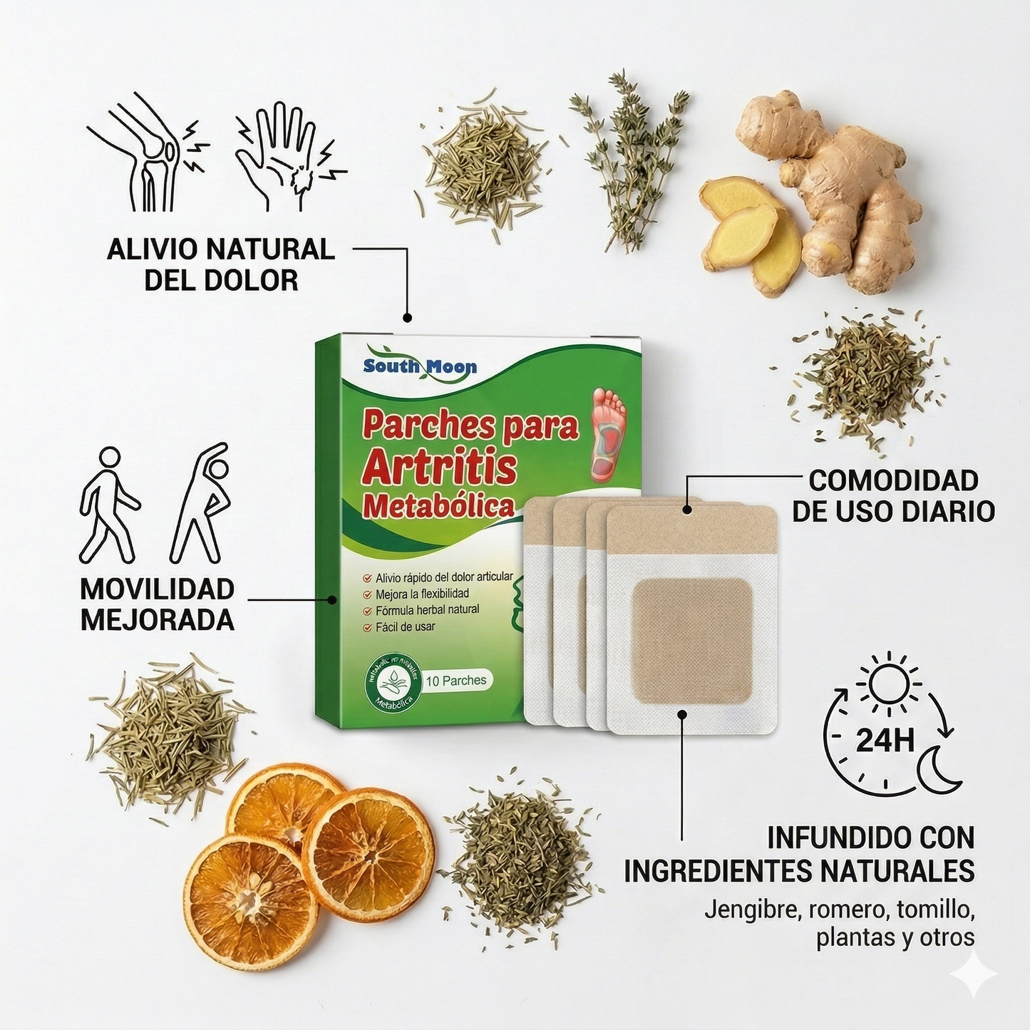 ArtriPatch™ | Combate el Dolor Articular, Calor Profundo, Fórmula Natural