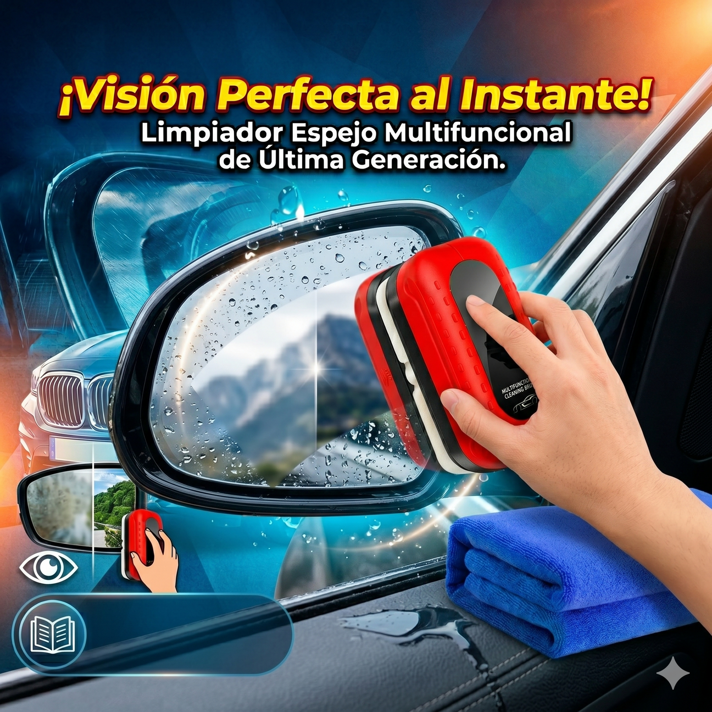ClearShield™ | Limpieza Profunda Anti-Grasa • Brillo Instantáneo • Protección Duradera para Vidrios