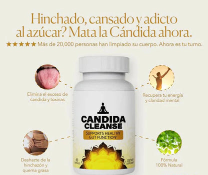 Suplemento Candida - Recupera Vitalidad, Mejor Digestión, Claridad Mental