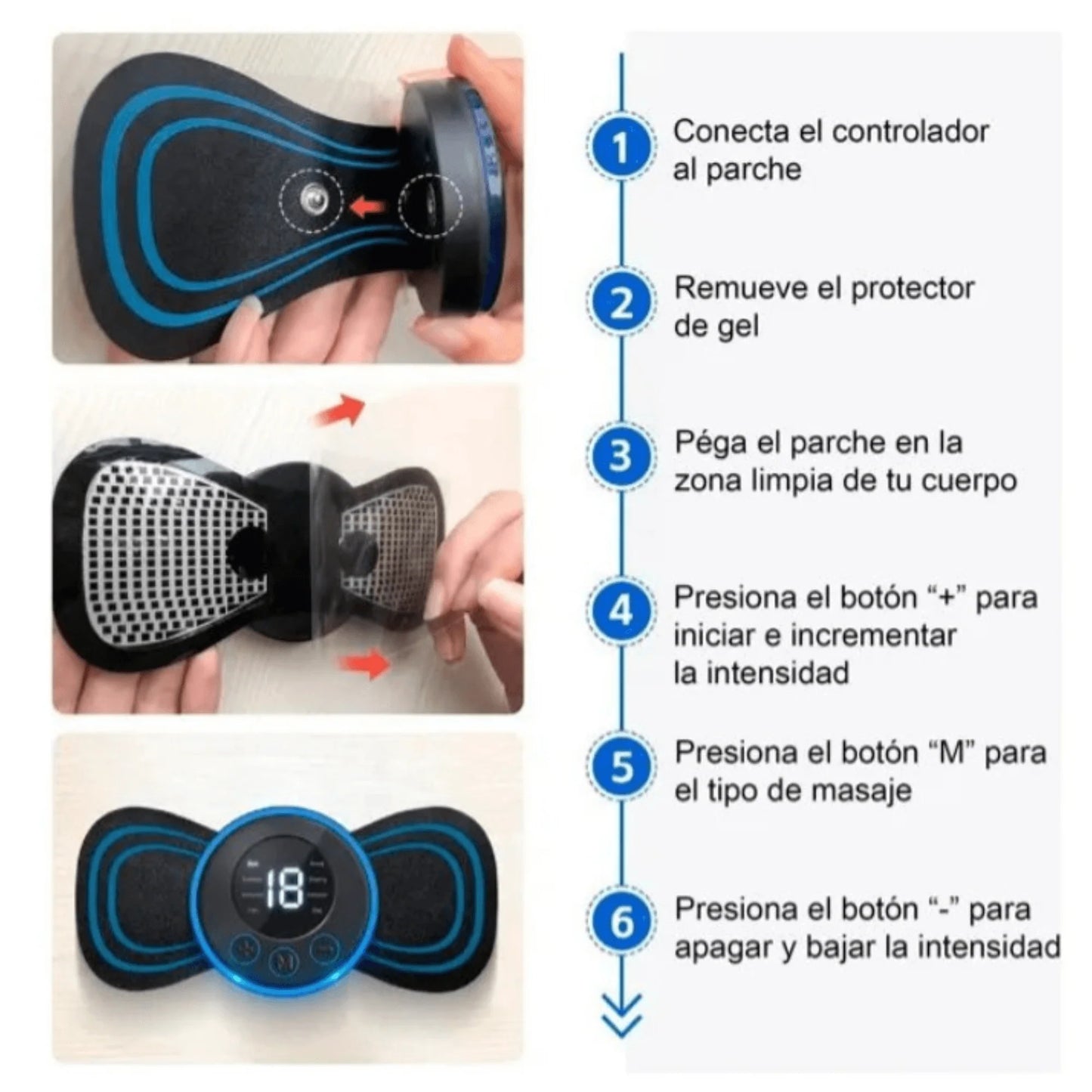 RelaxPro™ - Mini Masajeadores 5x1