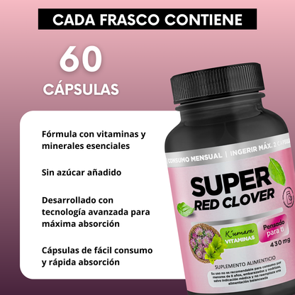 Suplemento para la Menopausia - Reduce bochornos, Equilibrio hormonal, Bienestar emocional